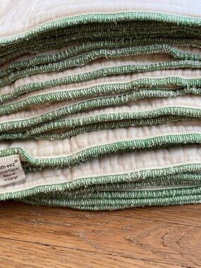 NEW unbleached cotton flat diapers set of 24 size XL